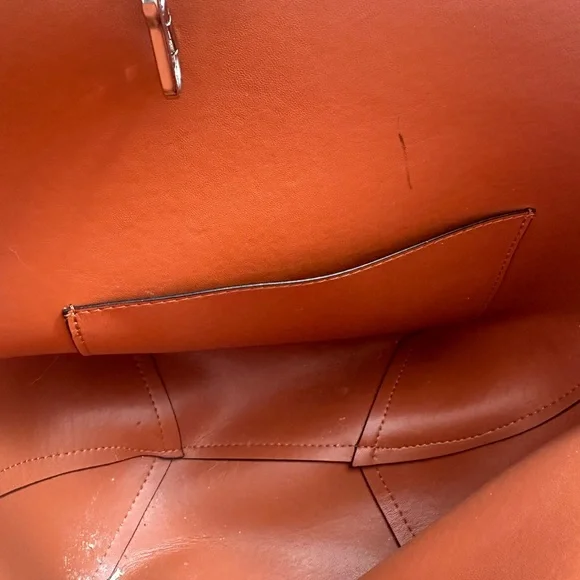 Asymmetrical Leather Hobo Bag - EUC! - Picture 2 of 3